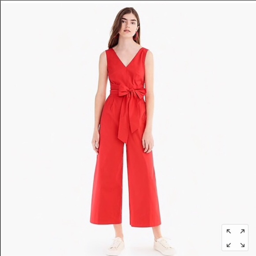 Never worn JCrew wrap jumpsuit